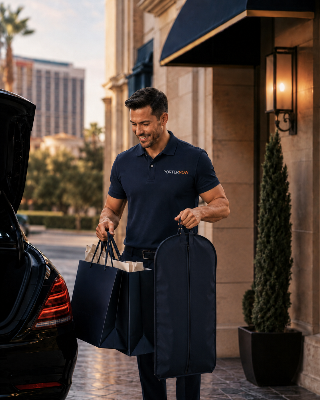 PorterNow boutique transfer service in Las Vegas